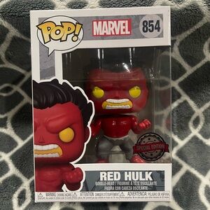 Funko Pop! Red Hulk #854 Marvel ! Special Edition !